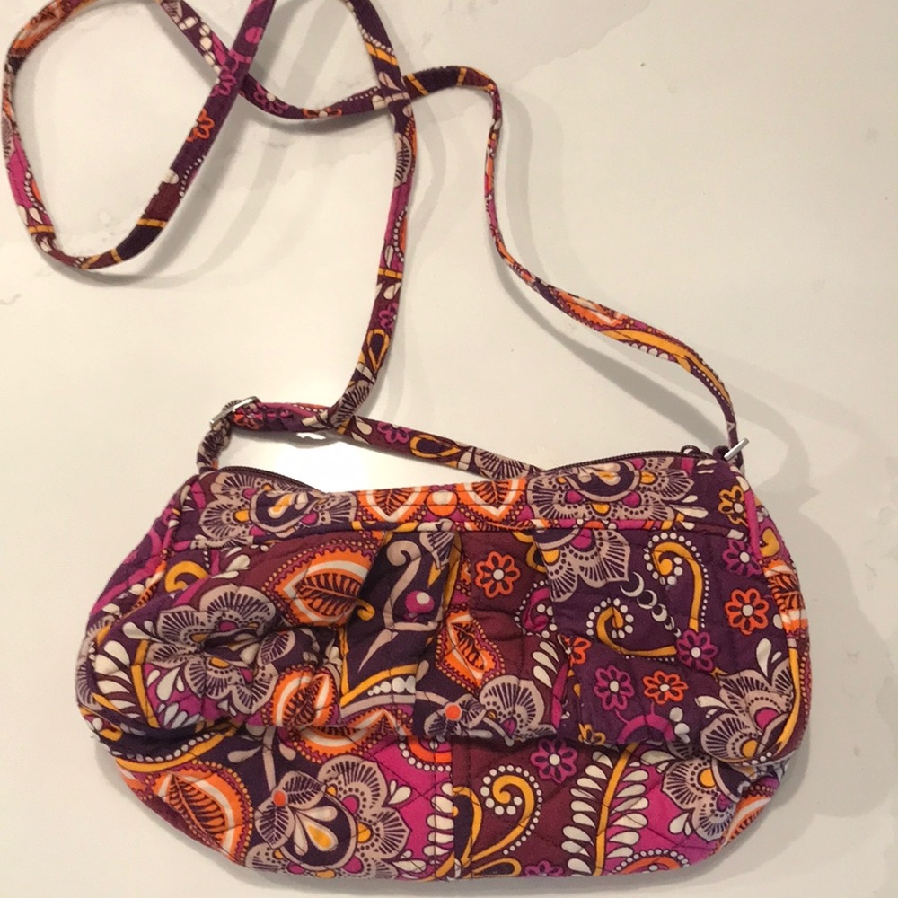 Vera Bradley Purple and Orange Crossbody bag